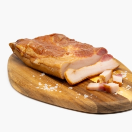 Slănină de porc afumată 300g