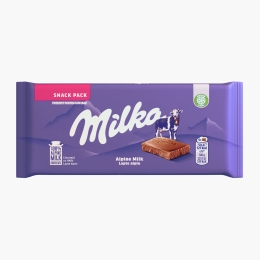 Mini-ciocolată cu lapte alpin Snack Pack, 45g