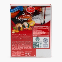 Praline de ciocolată de lapte cu cremă de fistic și migdale Constanze Kugeln 120g