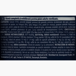 Hrană uscată pentru pisici sterilizate, cu curcan, Hairball, 1.5kg