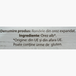 Rondele simple din orez 56g