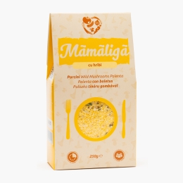 Mămăligă cu hribi 250g.