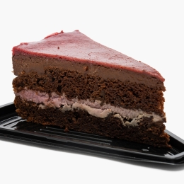 Tort vegan cu gust de cacao și vișine 150g