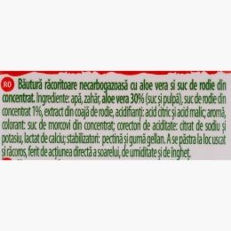 Băutură răcoritoare necarbogazoasă aloe vera și rodie 500ml