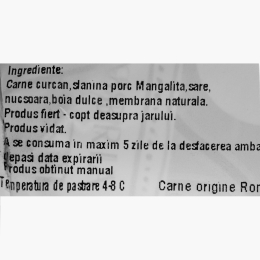 Parizer copt la jar, 300g