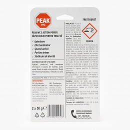 Odorizant WC 5 în 1 Fruit Burst 2x50g