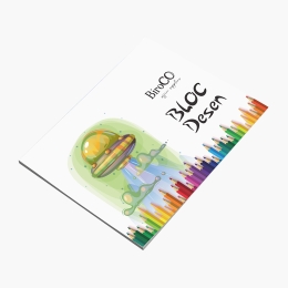 Bloc de desen BiroCO, A4, 140gr, 12 file