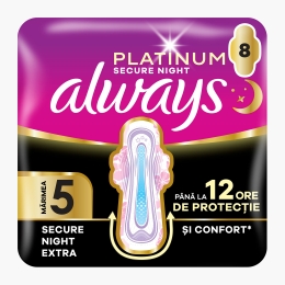 Absorbante Secure Night Extra Duo Pack 8 buc