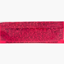 Baton eco cu căpșuni Strawberries 4ever, vegan, fără gluten 30g