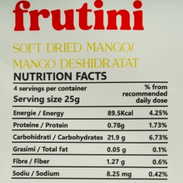 Mango deshidratat 100g