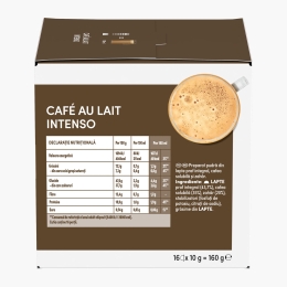 Café au Lait Intenso 16 băuturi 160g, capsule cafea 