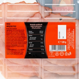 Mușchi file feliat 120g
