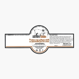 Salam porc afumat 550g