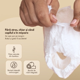 Scutece chiloțel din bambus mărimea 5, 13-18kg, 78 buc