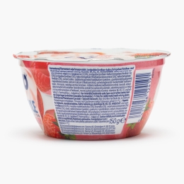 Produs fermentat din soia cu zmeură și căpșuni Greek Style 150g