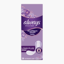 Absorbante zilnice pentru incontinență urinară Discreet liners long plus 28 buc