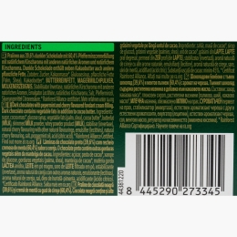 Praline de ciocolată neagră cu mentă și cireșe 200g