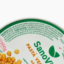 Pastă tartinabilă vegetală din năut 100g