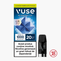 Capsulă pentru țigară electronică Blueberry Ice 20 mg/ml, 1000 puffs, 1 buc
