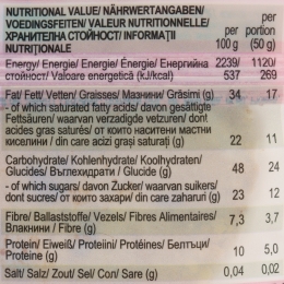 Fursec eco cu vanilie și ciocolată, fără gluten 50g