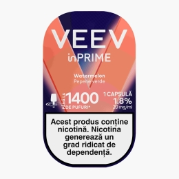 Capsulă pentru țigară electronică Watermelon 1.8%, 20mg/ml nicotină, 1400 puffs