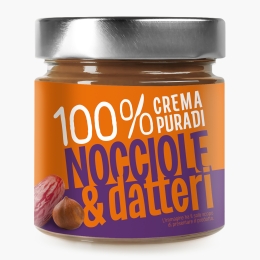 Cremă pură de alune de pădure și curmale 175g