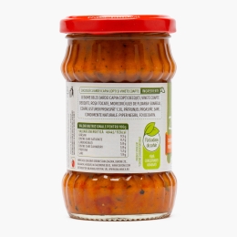 Zacuscă cu ardei capia și vinete coapte 245g