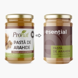 Cremă de arahide, fără zahăr adăugat 300g