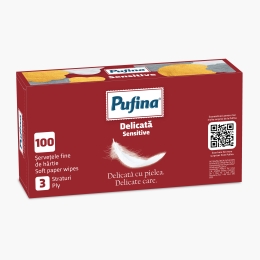 Șervețele faciale 3 straturi, 100 buc