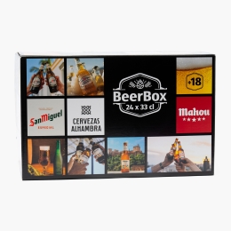 Cutie cadou cu bere spaniolă 24 x 0.33l