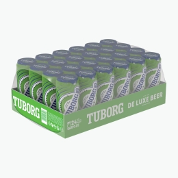 Bere blondă pasteurizată, doză 24x500ml