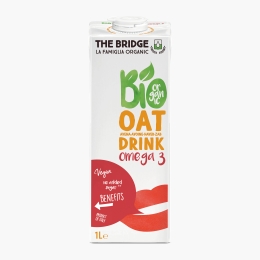 Băutură ecologică din ovăz cu Omega 3, fără gluten 1l