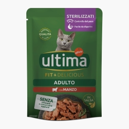 Hrană umedă pentru pisici adulte, cu vită în sos, 85g