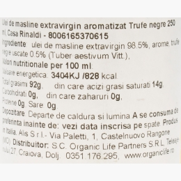 Ulei de măsline extravirgin aromatizat cu trufe negre 250ml