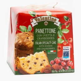 Panettone cu stafide și merișoare 750g