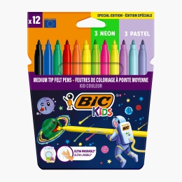 Carioci ultralavabile Kids Couleur, 12 culori