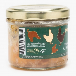 Terină de ficăței de pasăre 90g