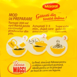 Preparat instant cu fidea, cu gust de pui picant Fidelicios 59.2g