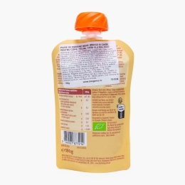 Piure ECO de banane, mere, mango și caise pentru copii, +6 luni, 100g