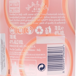 Gin Rosa cu grepfrut 41% alc. 0.7l