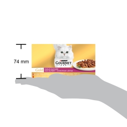 Hrană umedă pentru pisici, 4x85g, Multipack vită + pui, iepure + ficat, pește oceanic în sos cu spanac, rață + curcan