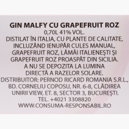 Gin Rosa cu grepfrut 41% alc. 0.7l