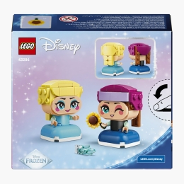 Regatul de gheață - Miniprințesele Anna și Elsa, 43284 Disney, 65 piese, +5 ani