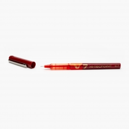 Roller reîncărcabil V7 Hi-Tecpoint  0.7 mm, vârf mediu, roșu