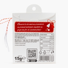 Mărțișor Floare ciocolată cu lapte 15g