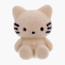 Mărțișor broșă pentru copii, pisicuță bej