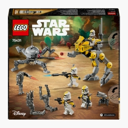 Pachet de luptă Soldați clonă din unitatea stelară 327, 75431 Star Wars, 258 piese, +7 ani