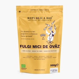 Fulgi mici de ovăz eco, fără gluten 500g