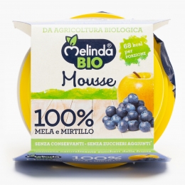 Mousse de mere și coacăze eco (2x100g) 200g