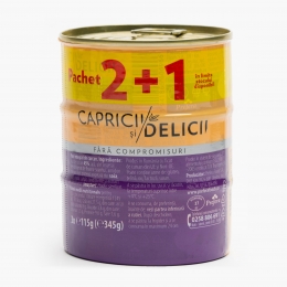 Pachet 2+1: Pate de curcan 3x115g